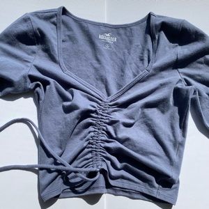 Hollister Cinched Long Sleeve Navy